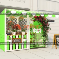 Thiết kế kiot hoa tươi - Anh Quyết - Cần Thơ